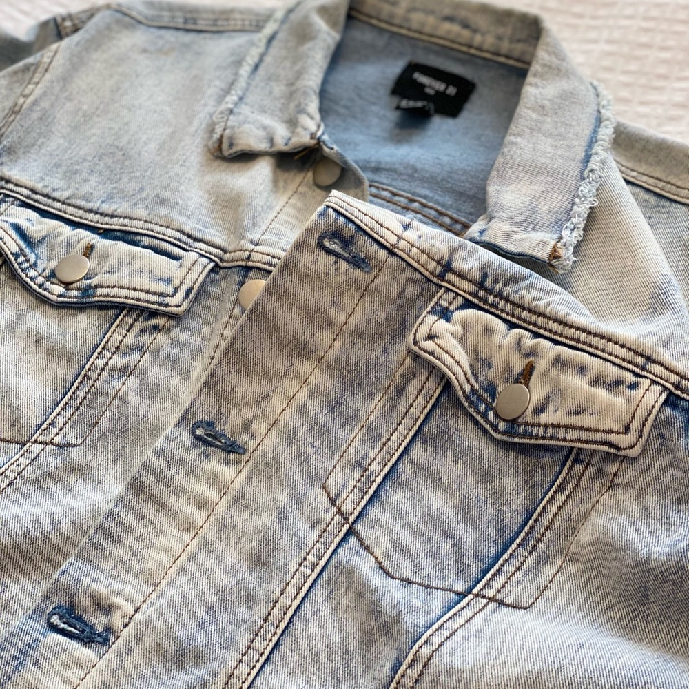 Forever 21 Oversized Denim Jacket (size L)